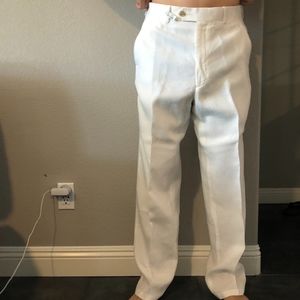 White Linen Pants